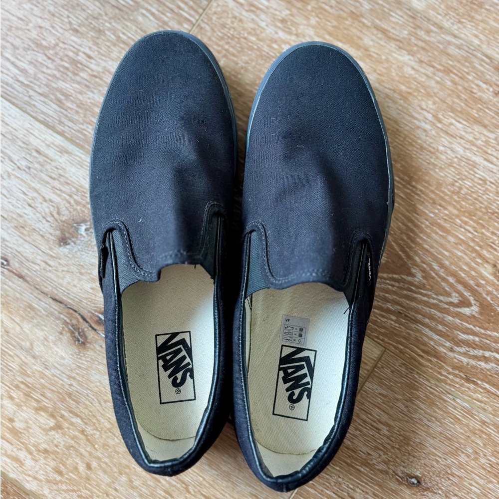 Vans Black Classic Slip-On Sneakers